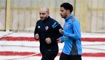   عمر جابر يشارك في مران الزمالك بعد التعافي من الإصابة