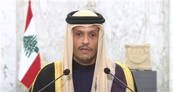   وزير الخارجية القطري: نسعى لدعم لبنان ووقف إطلاق النار في غزة
