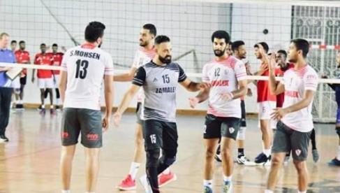 الزمالك يخسر من سموحة بدوري رجال الكرة الطائرة