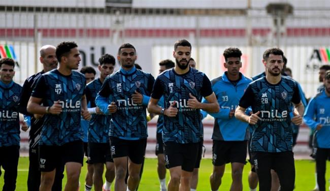 تدريبات تأهيلية للاعبي الزمالك استعدادا لمباراة الإسماعيلي