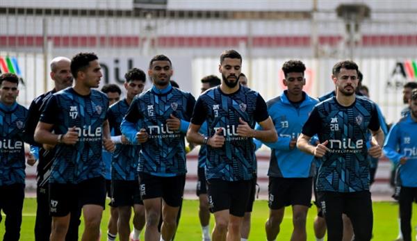 تدريبات تأهيلية للاعبي الزمالك استعدادا لمباراة الإسماعيلي