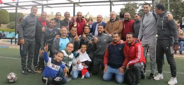 وزير الأوقاف يهنئ فريق الوزارة للكرة الخماسية بعد تتويجه ببطولة دوري المصالح الحكومية
