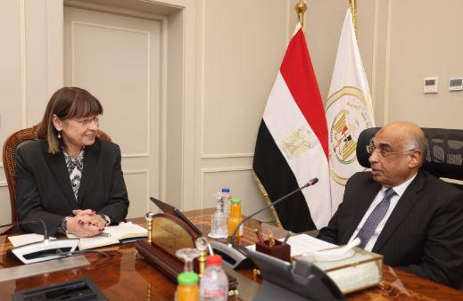 وزير العدل يستقبل المنسق المقيم للأمم المتحدة في مصر