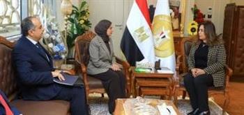   وزيرة التنمية المحلية تبحث مع سفيرة البحرين مجالات التعاون المشترك
