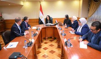   وزيرة التضامن تلتقي ممثل الخارجية البريطاني في فلسطين