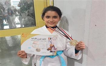   جنى سعيد تحصد المركز الأول ببطولة الجمهورية التنشيطية للكاراتيه