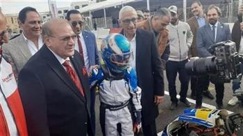   محافظ شمال سيناء يفتتح سباق سيارات الكارتينج بمدينة العريش