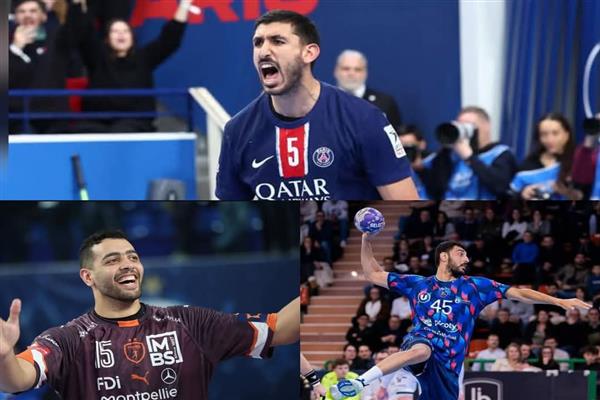 3 لاعبين مصريين في المربع الذهبي لكأس فرنسا لكرة اليد