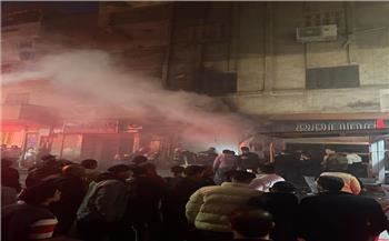 دون وقوع إصابات.. السيطرة على حريق بمحل موبايلات فى البدرشين