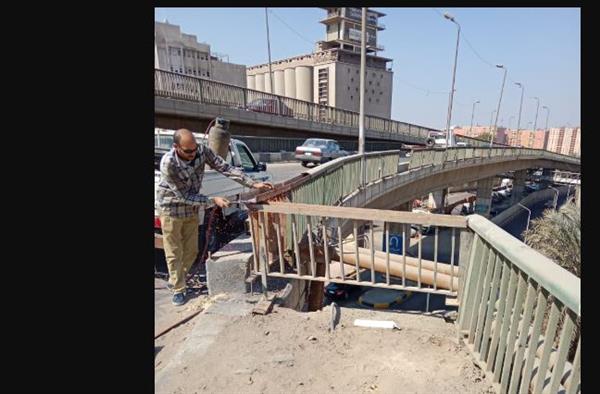محافظ الجيزة: أعمال إصلاحات عاجلة بكوبري روض الفرج الساحل