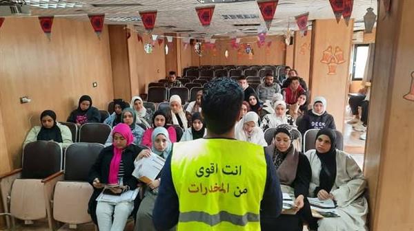 ندوة توعوية لشباب القليوبية لمكافحة المخدرات والإدمان