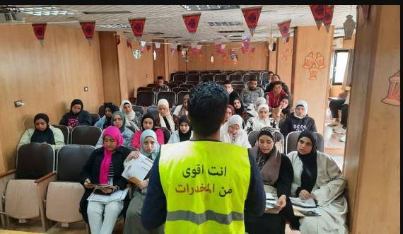 ندوة توعوية لشباب القليوبية لمكافحة المخدرات والإدمان