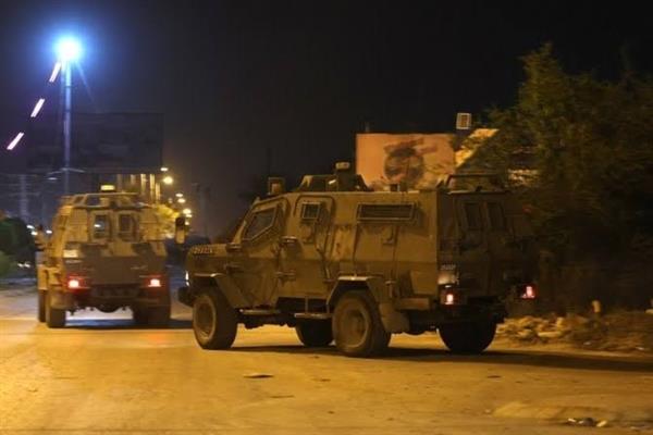جيش الاحتلال يقتحم المنطقة الشرقية بنابلس