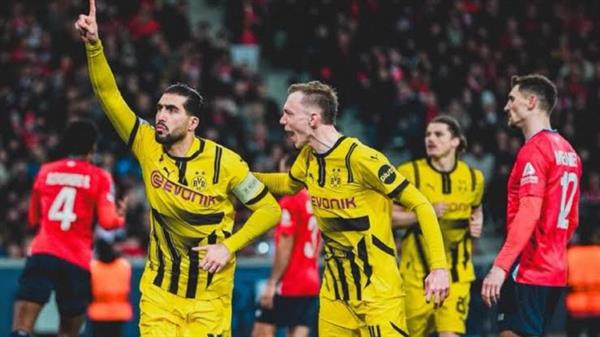 دورتموند يفوز على ليل ويتأهل لمواجهة برشلونة في ربع نهائي دوري الأبطال