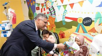   محافظ الجيزة يزور مستشفى 57357 لعلاج سرطان الأطفال 