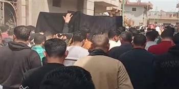   تشييع جثمان الشيخ فوزي عبد الغفار مبتهل الإذاعة والتلفزيون بمسقط رأسه بالبحيرة 