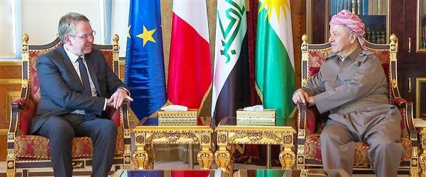 بارزاني: ندعم بقوة عملية السلام في تركيا