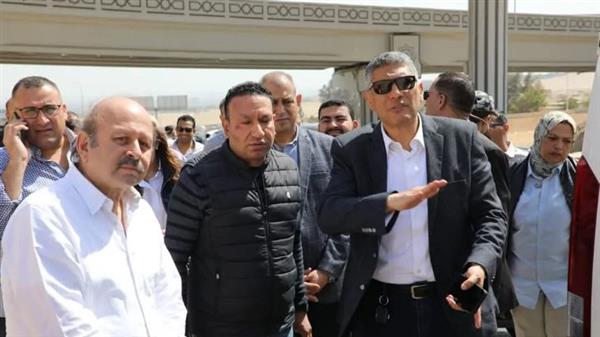محافظ الجيزة يتابع مشروعات التطوير بمحيط المتحف المصري الكبير