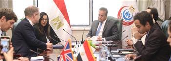 مصر والمملكة المتحدة تبحثان تعزيز التعاون الصحي ودعم غزة