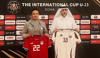   المنتخب الوطني تحت 20 عامًا يلعب بالقميص الأحمر أمام قطر