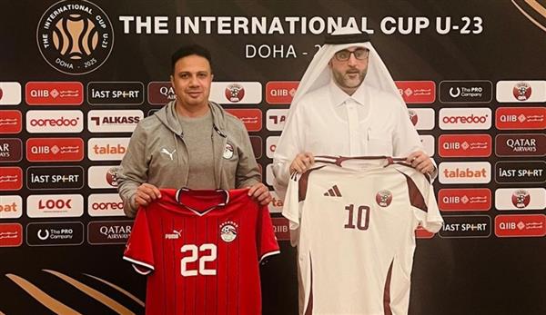 المنتخب الوطني تحت 20 عامًا يلعب بالقميص الأحمر أمام قطر