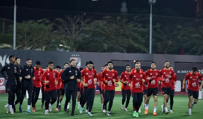 الأهلي يواصل تدريباته استعدادًا للفترة المقبلة