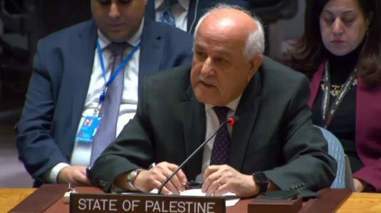 مندوب فلسطين بالأمم المتحدة: عائلات فلسطينية محيت بأكملها جراء عدوان الاحتلال