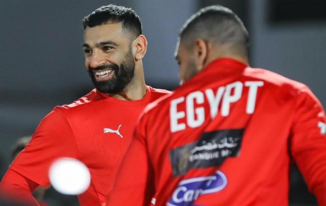 محمد صلاح يحفز لاعبي المنتخب قبل مواجهة إثيوبيا