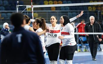   سيدات الزمالك يتوجن بكأس مصر للكرة الطائرة بعد الفوز على الأهلي