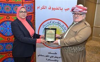تكريم الكاتب الصحفي شيركو حبيب على هامش حفل نوروز بالقاهرة