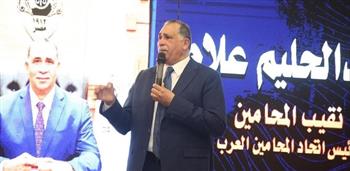   علام  يعلن من الإسكندرية عن خطة إنشاء قناة فضائية للمحامين