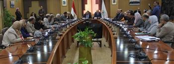   جامعة المنصورة تبدأ أعمال تطوير ميدان الكتاب
