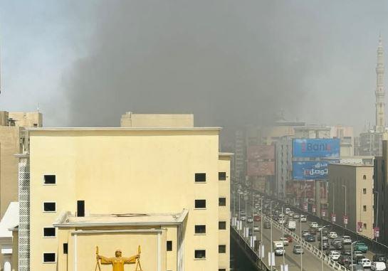 السيطرة على حريق بمحيط مبنى البريد برمسيس