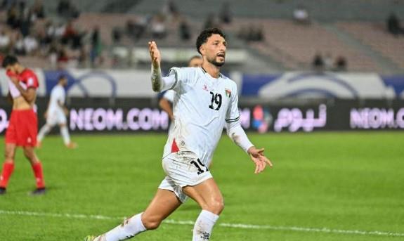 وسام أبو علي يقود فلسطين للفوز على العراق في تصفيات المونديال