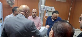   صور.. يوسف يتفقد مستشفى حميات نجع حمادي شمال قنا