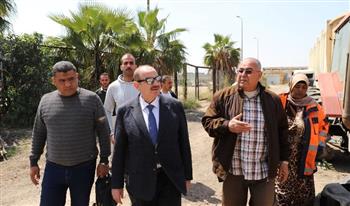   رئيس شركة الصرف الصحي يتفقد محطة التنقية الشرقية بالاسكندرية
