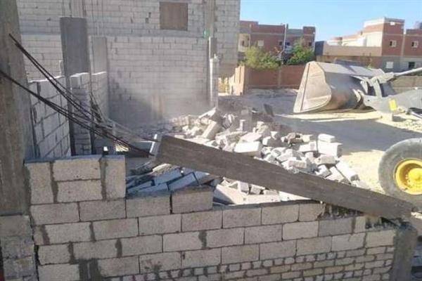 مجلس مدينة العريش يحذر المواطنين من البناء بدون ترخيص