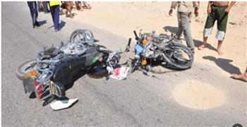   مصرع سائق دراجة نارية وإصابة آخر في حادث تصادم مروع بكرداسة