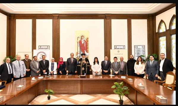 توقيع بروتوكول تعاون بين المكتب البابوي للمشروعات ومصنع ٢٠٠ الحربي