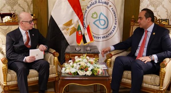 رئيس الرعاية الصحية يلتقي سفير البرتغال