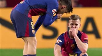 داني أولمو يغيب عن برشلونة لمدة 3 أسابيع بسبب الإصابة