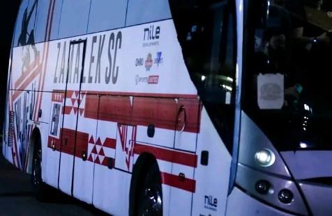 حافلة الزمالك تصل ستاد القاهرة لمواجهة سيراميكا في الكأس