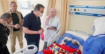  وزير الصحة ومحافظ المنيا يتفقدان مستشفى العدوة المركزي
