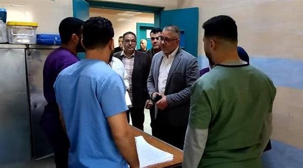 مدير التأمين الصحي بالقليوبية يتابع جاهزية مستشفى النيل لطوارئ العيد