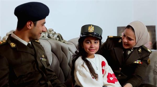 بعد فيديو بثته الشئون المعنوية.. الرئيس السيسي يقابل ابنة الشهيد أحمد حبيب