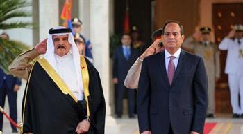 الرئيس السيسي يستقبل ملك البحرين