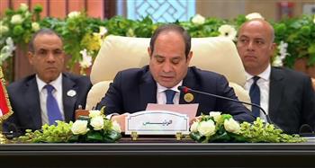   الرئيس السيسي: لجنة فلسطينية مستقلة لإدارة غزة.. وخطة شاملة للإعمار