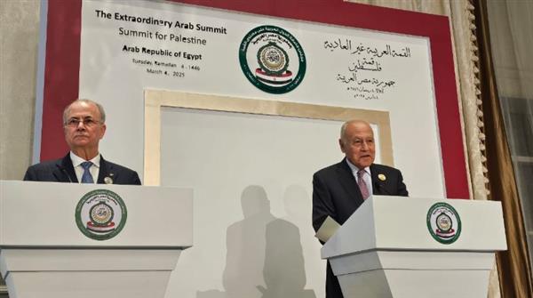 أبو الغيط : اجماع عربي على تفعيل الخطة العربية لإعادة إعمار غزة.