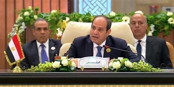   السيسي: ندعو لدعم خطة مصر لإعمار غزة وتحقيق السلام العادل