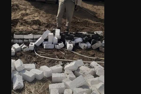 إزالة فورية لحالة تعد على الأرض الزراعية بقرية دندرة مركز قنا